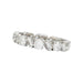 Bague 52 Alliance en or blanc et diamants. 58 Facettes 31224