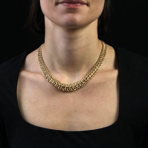 Collier Collier occasion or jaune 58 Facettes CVCO19