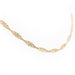 Necklace Heart mesh necklace Yellow gold 58 Facettes 2052075CN