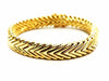 Bracelet Bracelet Maille chevron Or jaune 58 Facettes 1833576CN
