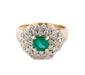 Ring GOLD & EMERALD RING 58 Facettes BO/220119