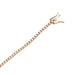 Bracelet Bracelet ligne diamants et or rose. 58 Facettes 30802