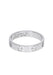 Ring 51 CARTIER Alliance Love Ring in 750/1000 White Gold 58 Facettes 62278-58273