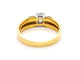 Bague 56 Bague Solitaire Or jaune Diamant 58 Facettes 06326CD