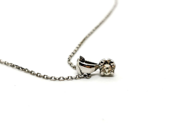 Collier Collier Chaîne + pendentif Or blanc diamant 58 Facettes 1268810CN