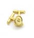 Yellow / 750‰ Gold cufflinks Yellow gold cufflinks 58 Facettes R160439