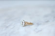 Bague Bague marguerite ancienne diamants 58 Facettes