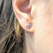Earrings Earrings White gold Diamonds Pink sapphires 58 Facettes 27968