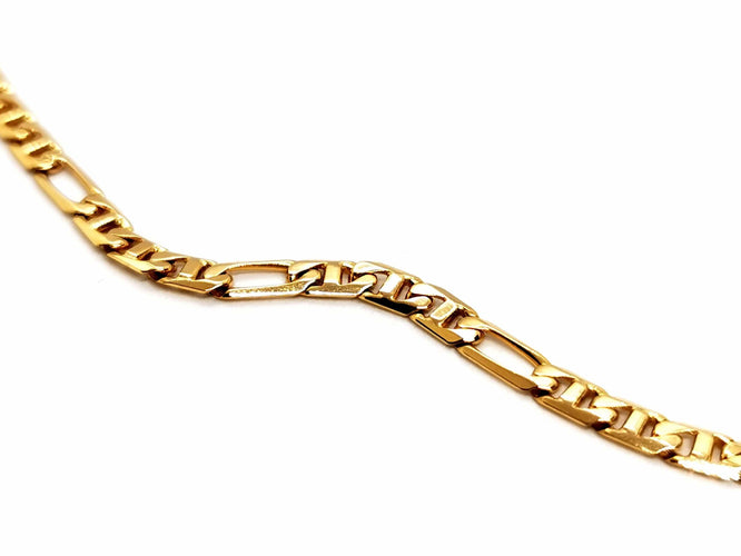 Collier Collier Maille alternée Or jaune 58 Facettes 1223538CN