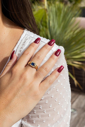 Bague 54 Bague Or jaune Saphir 58 Facettes 2686306CN