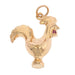 Gold rooster charm pendant 58 Facettes 12-164