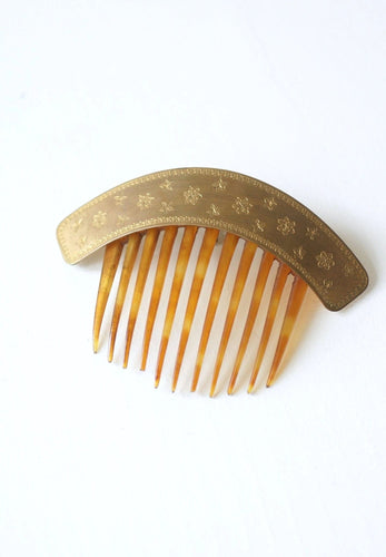 Accessoire Peigne à cheveux ancien étoiles et fleurs 58 Facettes