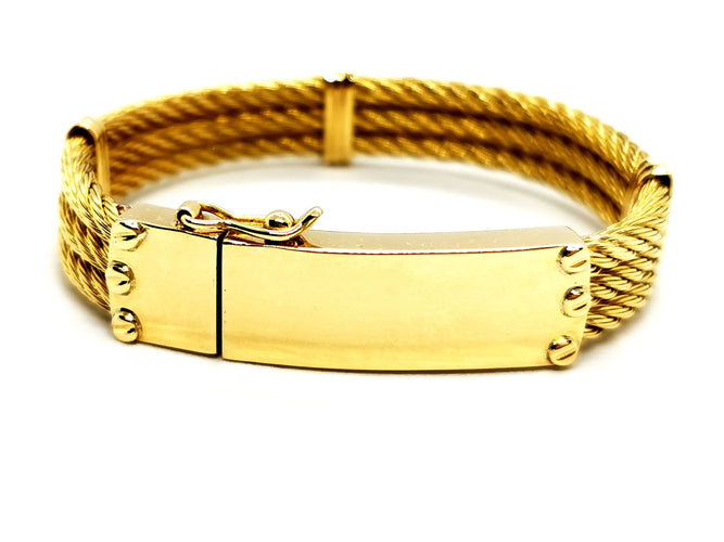 Bracelet Bracelet Manchette Or jaune 58 Facettes 1186411CN