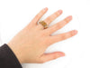 Bague 51 bague CHRISTIAN DIOR gourmette gm oeil de tigre or jaune 18k 58 Facettes 256695