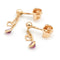 Boucles d'oreilles Boucles d'oreilles Coeur Or jaune Rubis 58 Facettes 1670719CN