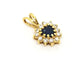 Pendentif Pendentif Or jaune Saphir 58 Facettes 06547CD