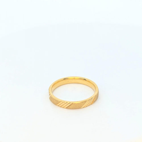 Bague Alliance or jaune 58 Facettes 27292