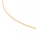 Necklace Cable link necklace Yellow gold 58 Facettes 2038030CN