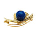 Boucheron brooch in yellow gold, lapis lazuli and diamond. 58 Facettes 30633