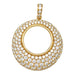 Pendant Pendant in yellow gold and diamonds. 58 Facettes 31675