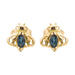 Boucles d'oreilles Boucles d'oreilles Abeille Or jaune Saphir 58 Facettes 2303381CN