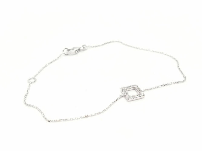 Bracelet Bracelet Graphique Or blanc Diamant 58 Facettes 579171RV