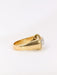 Ring Art Deco tank ring in yellow gold and diamonds 58 Facettes J27