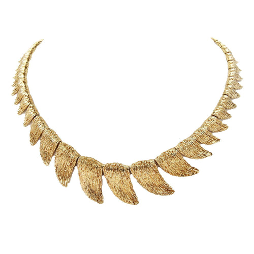 Collier Collier vintage en or plumes 58 Facettes 22-466