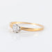 Bague 51.5 Solitaire or jaune, platine et diamant 58 Facettes P3L10