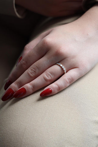 Bague 50 Bague Alliance américaine Or rose Diamant 58 Facettes 2648798CN