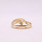 Bague Bague serpent or jaune et saphir 58 Facettes