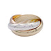 Ring 51 Cartier ring, Trinity", three golds. 58 Facettes 32911