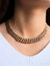 Necklace American mesh necklace Rose gold 58 Facettes 2060425CN