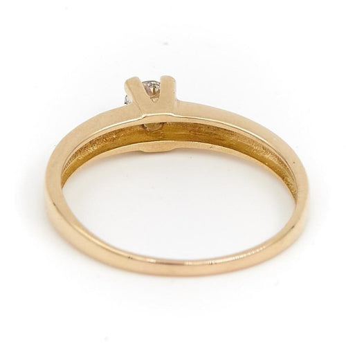 Bague 52 Bague Solitaire Or jaune Diamant 58 Facettes 1791798CN