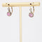 Boucles d'oreilles Boucles d'oreilles saphirs violets et diamants 58 Facettes 23-109