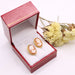 Earrings 18 carat yellow gold earrings Cameos 58 Facettes