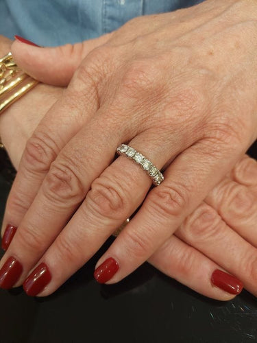 Bague ALLIANCE DIAMANTS 58 Facettes 070311