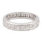 Bague 53 Bague Alliance Or blanc Diamant 58 Facettes 1806875CN