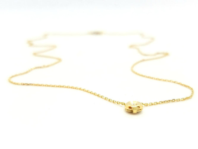 Collier Collier Or jaune Diamant 58 Facettes 579052RV