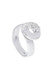 DINH VAN Double Meaning Diamond Ring in 750/1000 White Gold 58 Facettes