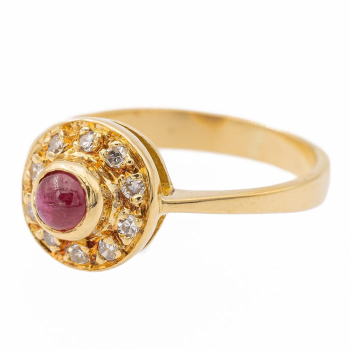 Bague 45 bague Or jaune Rubis 58 Facettes 2528385CN