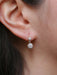 Boucles d'oreilles Dormeuses 2 Ors Diamants 58 Facettes J267