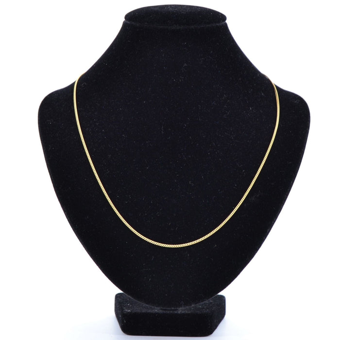 Collier Chaine gourmette or jaune 58 Facettes 13-084