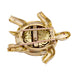 Brooch Boucheron brooch, "Tortoise", yellow gold, enamel, ruby. 58 Facettes 33291