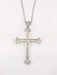 Pendentif Pendentif croix Belle Epoque diamants taille ancienne 58 Facettes J85