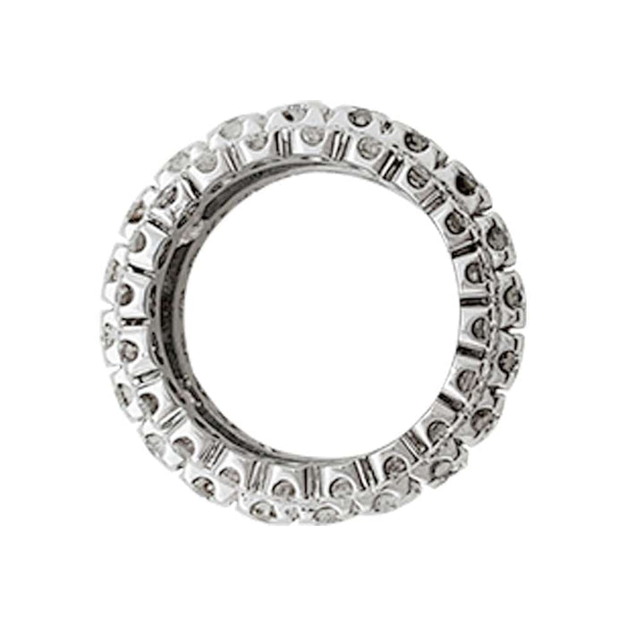 Bague 50 Bague bandeau en or blanc et diamants. 58 Facettes 31179