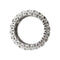 Bague 50 Bague bandeau en or blanc et diamants. 58 Facettes 31179