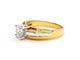 Bague 56 Bague Solitaire Or jaune Diamant 58 Facettes 06326CD