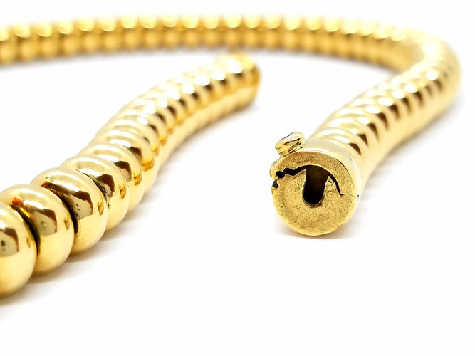 Collier Collier Or jaune Diamant 58 Facettes 740206CN