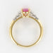 Bague 50 Bague saphir rose et diamants brillants 58 Facettes G49-8184685-50-1